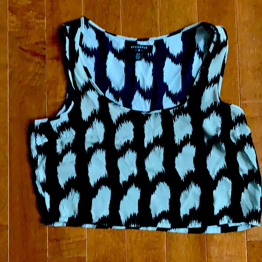 Silk crop top